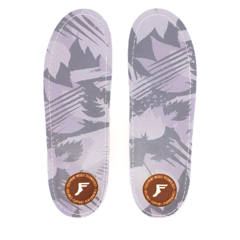 Footprint Gamechanger Low Profile Light Grey Camo Insoles UK 5