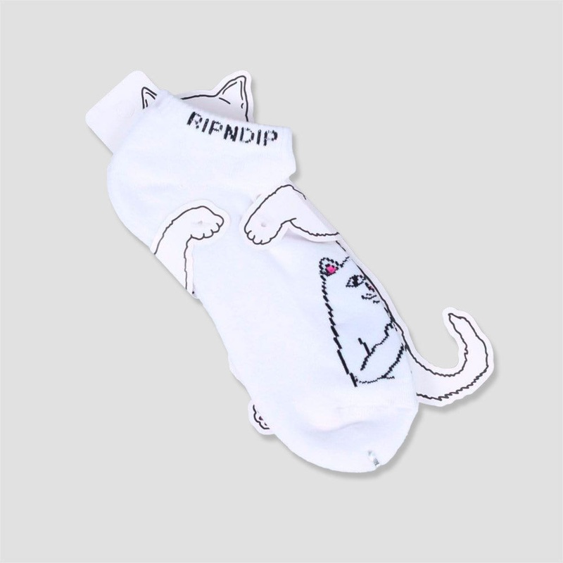 RIPNDIP Lord Nermal Ankle Socks White