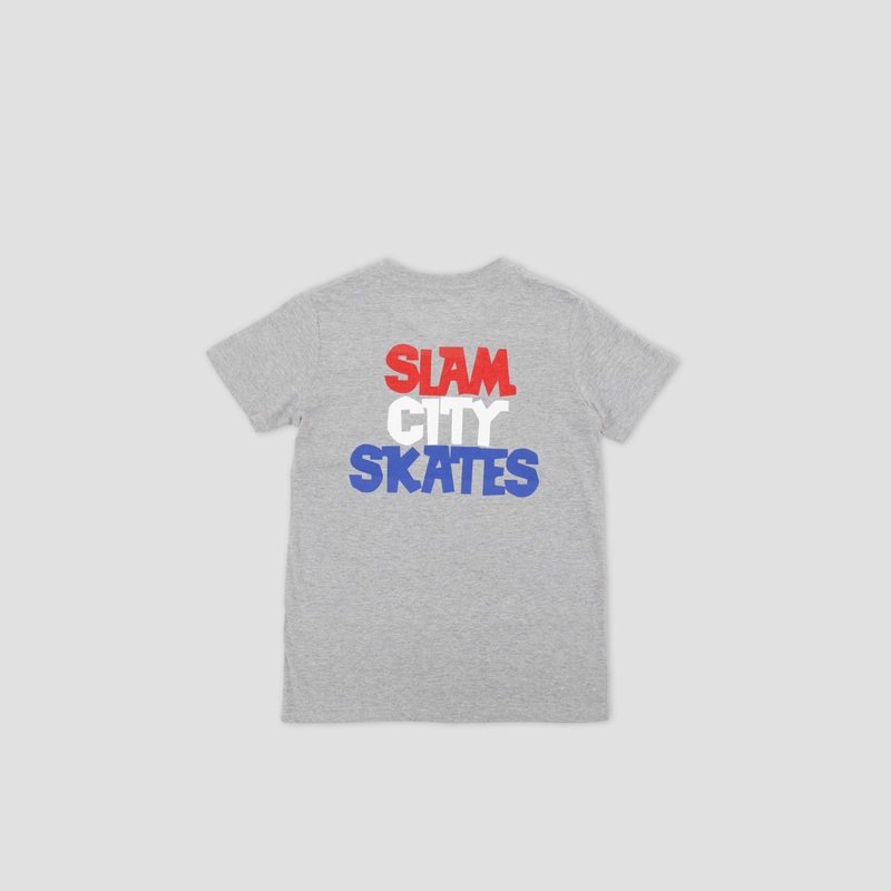 Slam City Classic Scale Logo Kids T-Shirt Heather 2/3 Years
