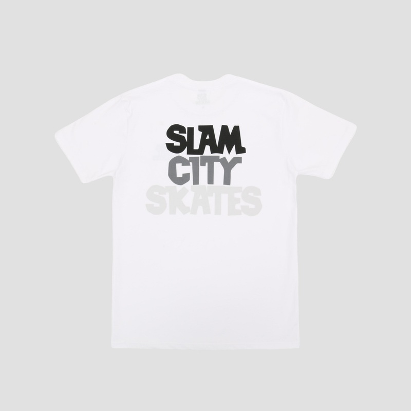 Slam City Classic Scale Logo T-Shirt White Small