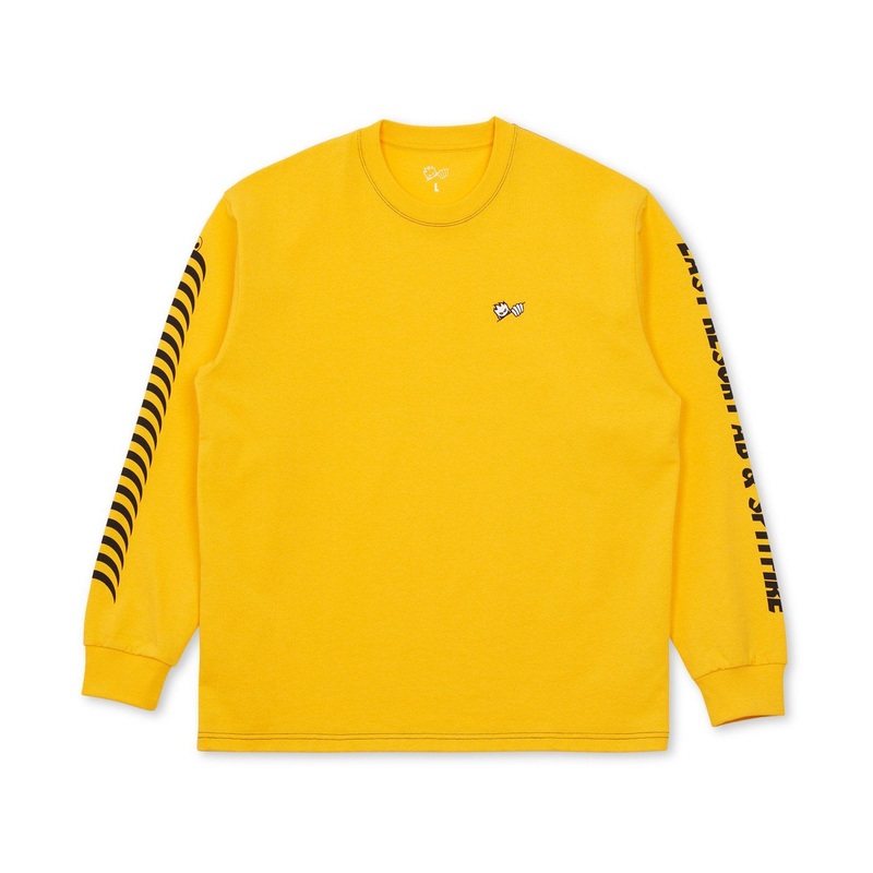 Last Resort AB X Spitfire Long Sleeve T Shirt – Yellow S