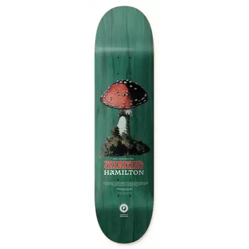 Primitive Hamilton Red Cap Skateboard Deck – 8.38″