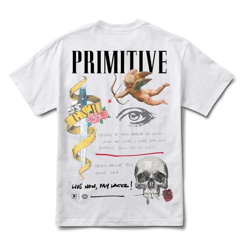 Primitive X Guns N’ Roses Don’t Cry T-Shirt – White S