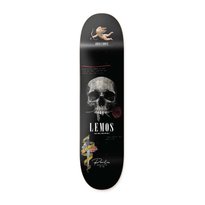 Primitive X Guns N’ Roses Lemos Don’t Cry Skateboard Deck – 8.25″