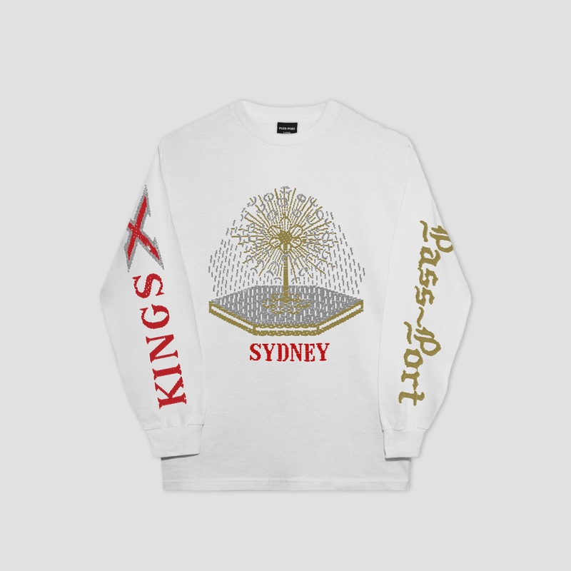 PassPort Kings X Longsleeve T-Shirt White Small