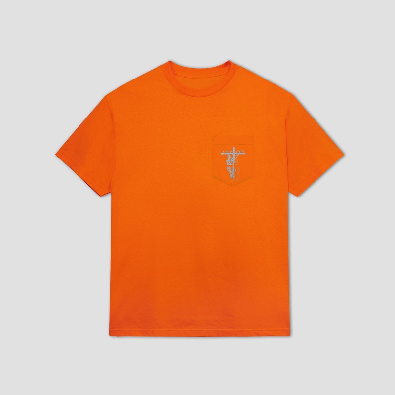 PassPort Line~Worx Pocket T-Shirt Safety Orange Small