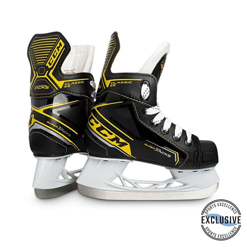 Super Tacks Classic SE Skates – Youth 8 D Black/Black/White