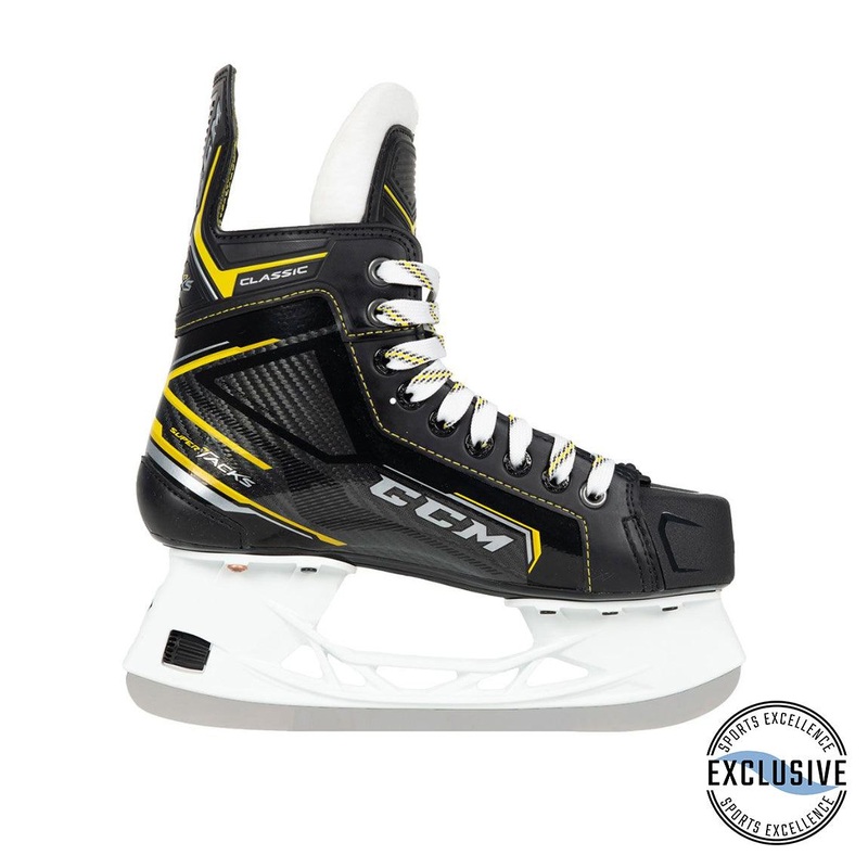 Super Tacks Classic Skates – Junior 1 D Black/Black/White