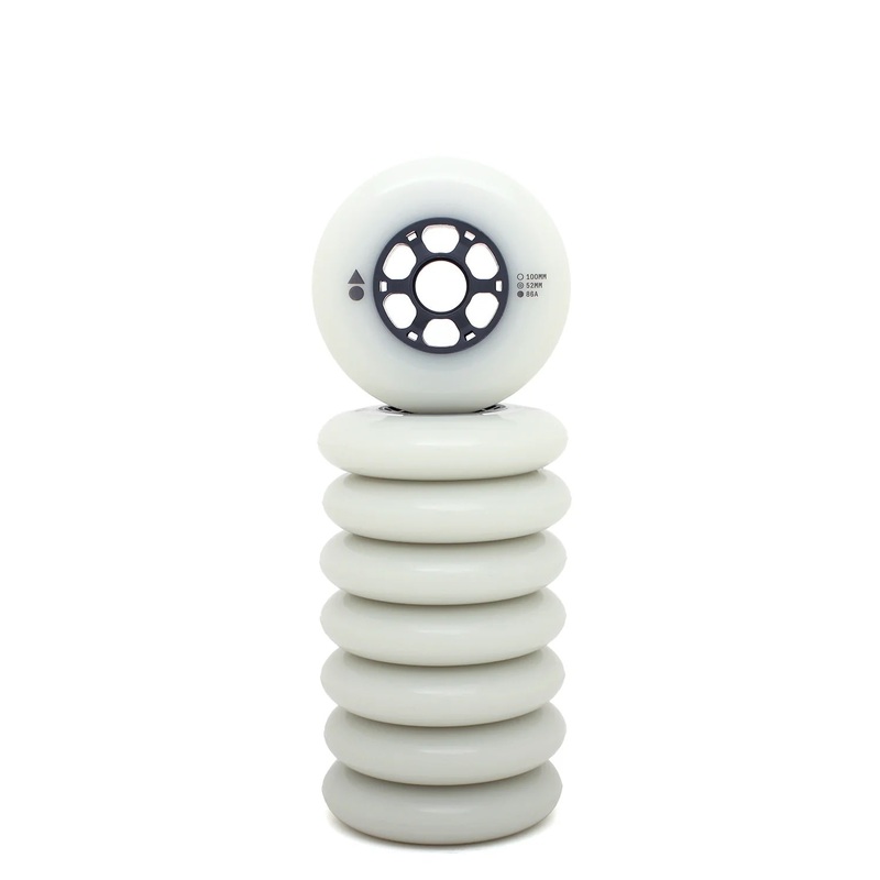 Wizard NR100 Inline Skate Wheels 100mm 86a – Set of 8