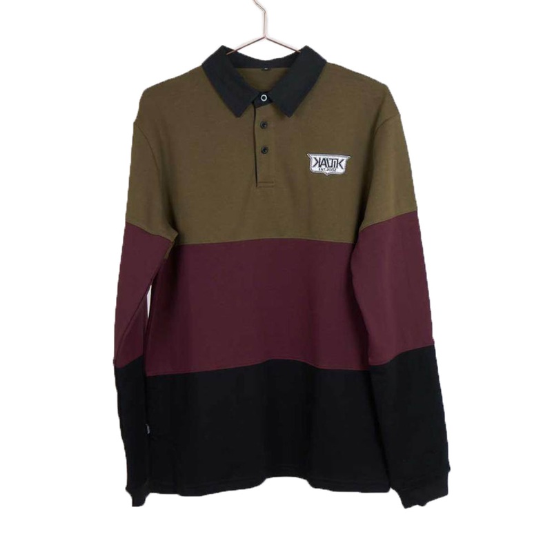 3 tone polo shirt M