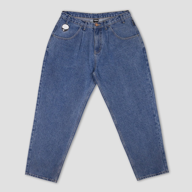 Baglady Denim Pant Indigo Blue Small