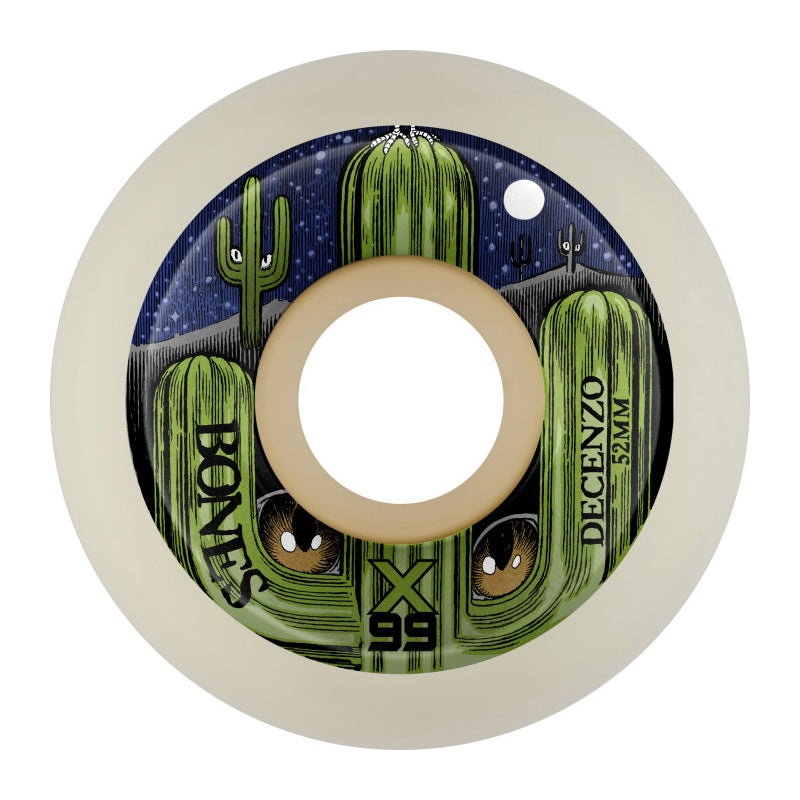 Bones X Formula Decenzo Cat Eye Cacti V5 Sidecut Skateboard Wheels – 52mm 99a