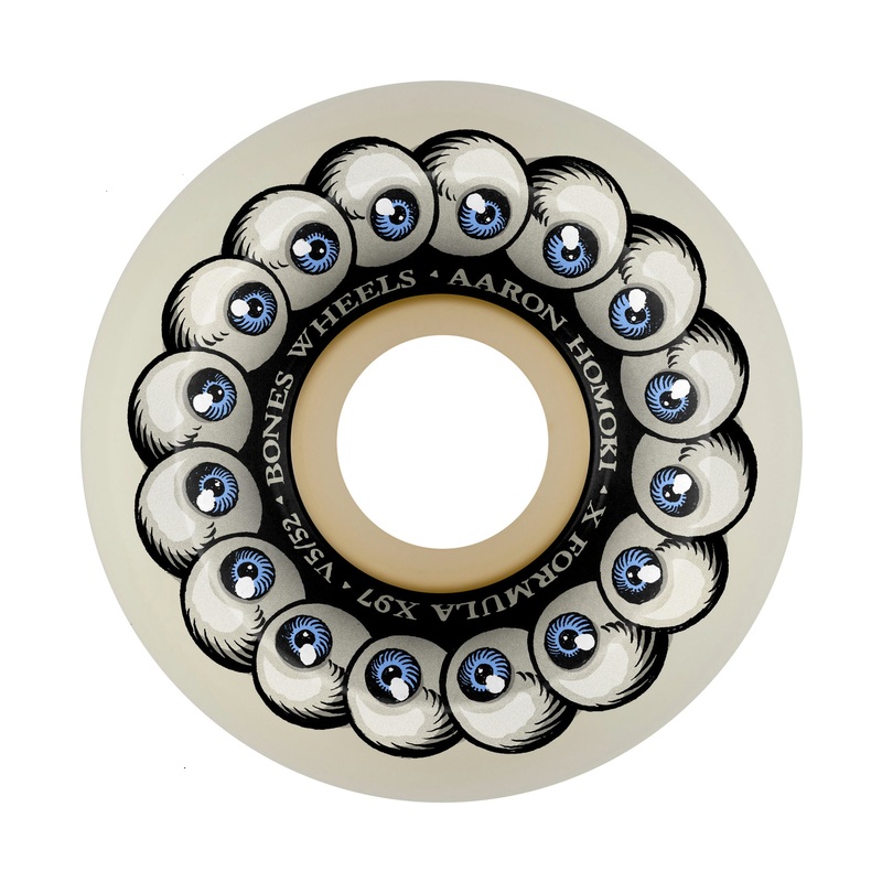 Bones X Formula Homoki Vision Quest V5 Sidecut Skateboard Wheels – 52mm 97a