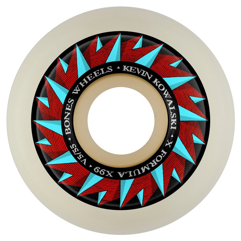Bones X Formula Kowalski Against The Grain V5 Sidecut Skateboard Wheels – 55mm 99a