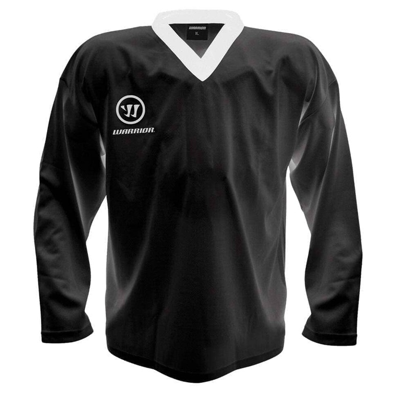Warrior Logo Training Hockey Jersey Black XXS