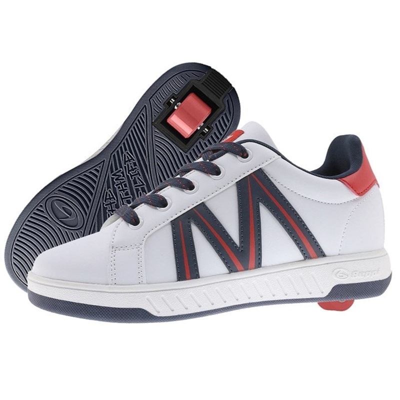 Breezy Rollers Classic – White/Navy/Red UK 10.5J