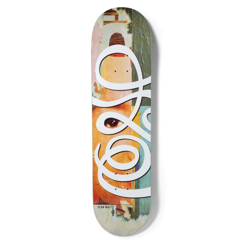 Girl Jenkins 30 Swirls Sean Malto Skateboard Deck – 8.25″