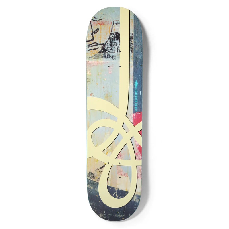 Girl Jenkins 30 Swirls Simon Bannerot Skateboard Deck – 8.25″