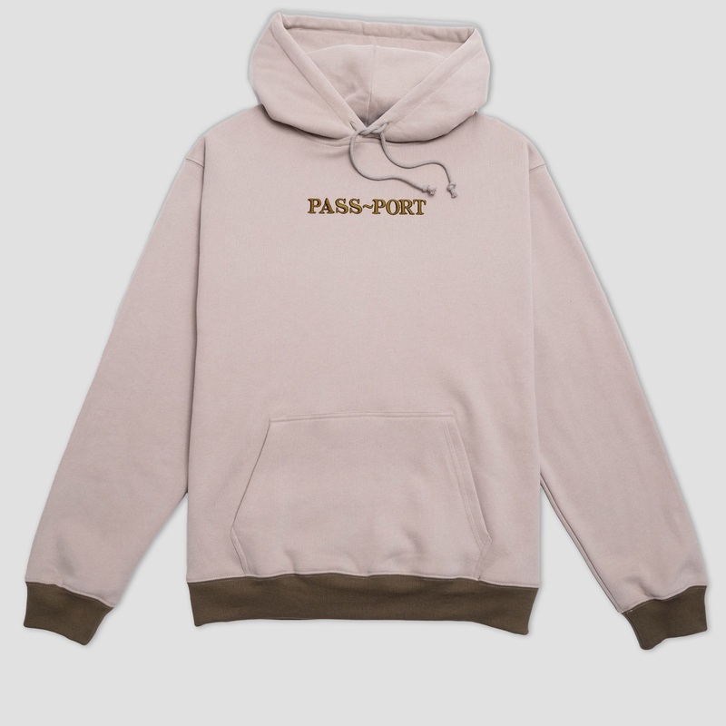 PassPort Official Contrast Organic Hood Khaki Small