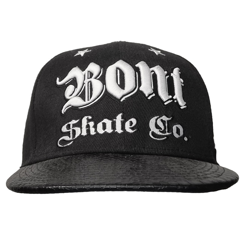 Skate co Snapback Hat black