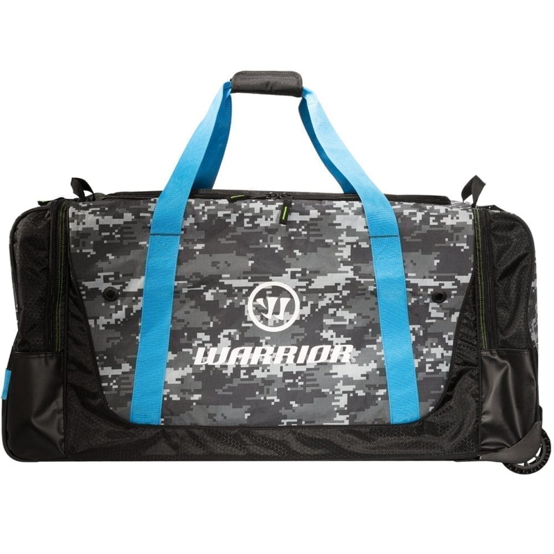 Warrior Q20 Cargo Wheeled Ice Hockey Bag Black/Grey M