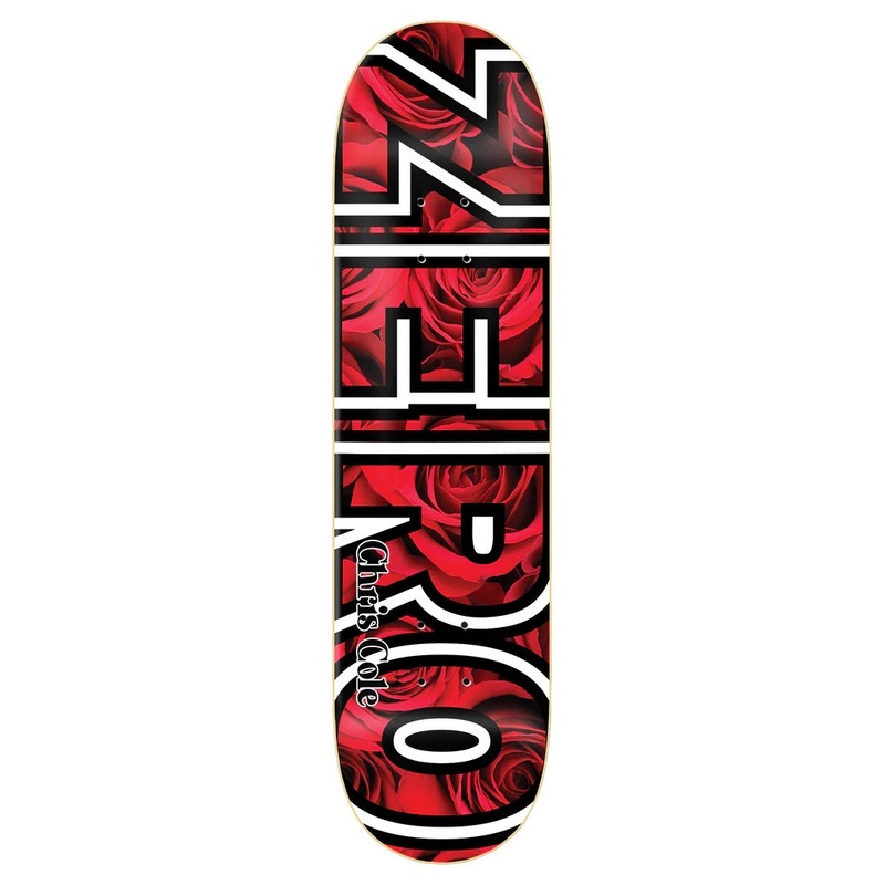 Zero Floral Bold Chris Cole Skateboard Deck – 8.5″