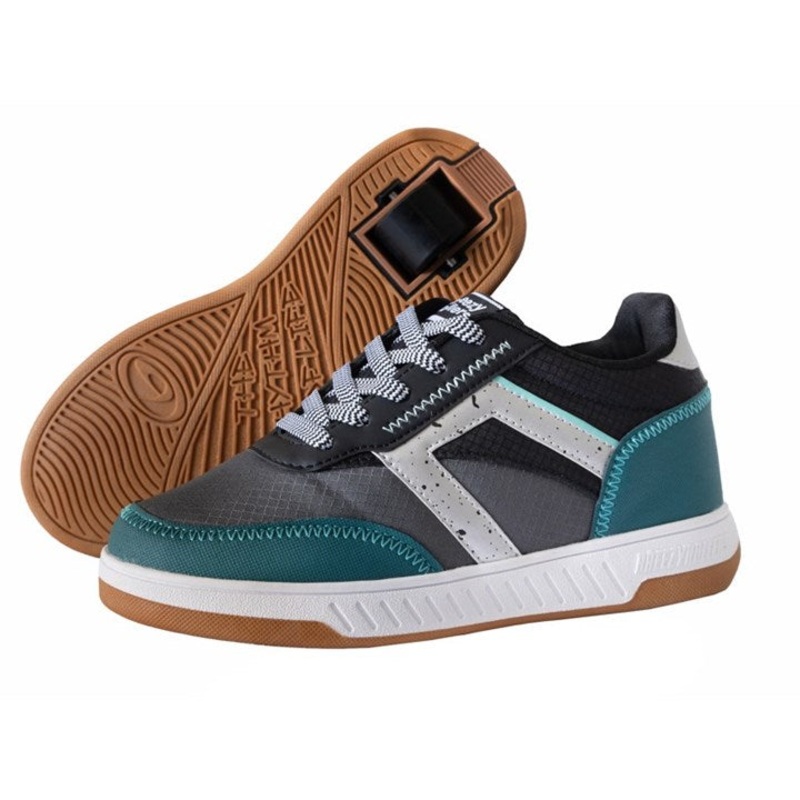 Breezy Rollers Kicks – Turquoise/Grey/Black UK 10.5J