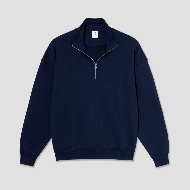 Polar Frank Half Zip Sweatshirt Dark Blue X-Small