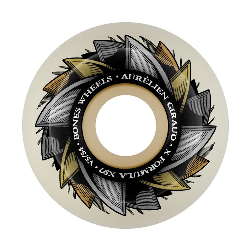 Bones X Formula Giraud Sender Bender V5 Sidecut Skateboard Wheels – 54mm 97a