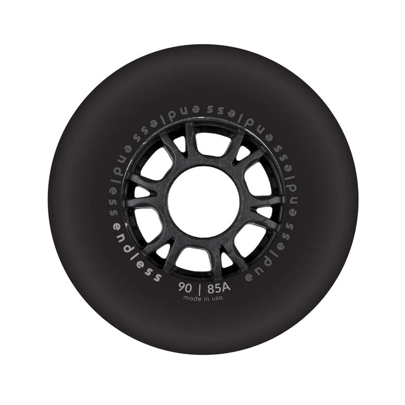 Endless Black 90mm Wheels – Set of 4