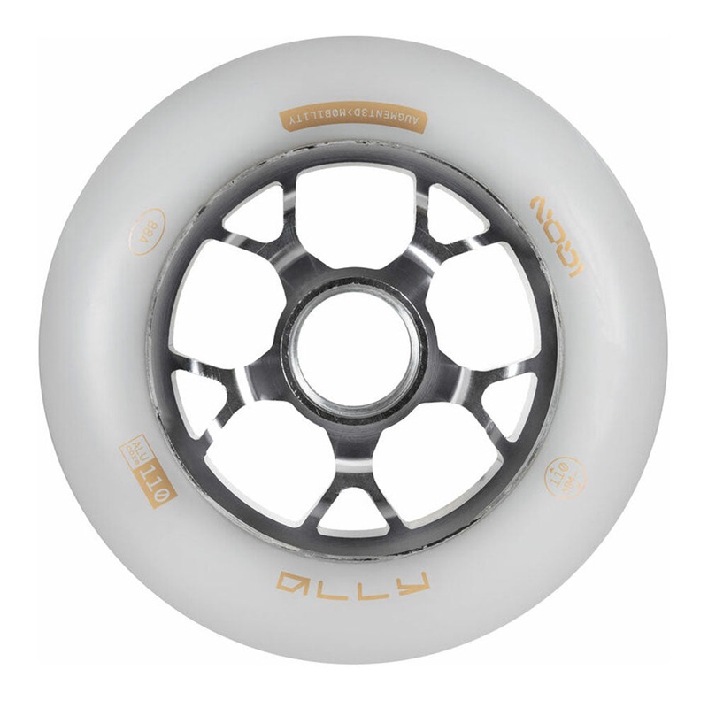 Ally White 110mm/88a 3-pack