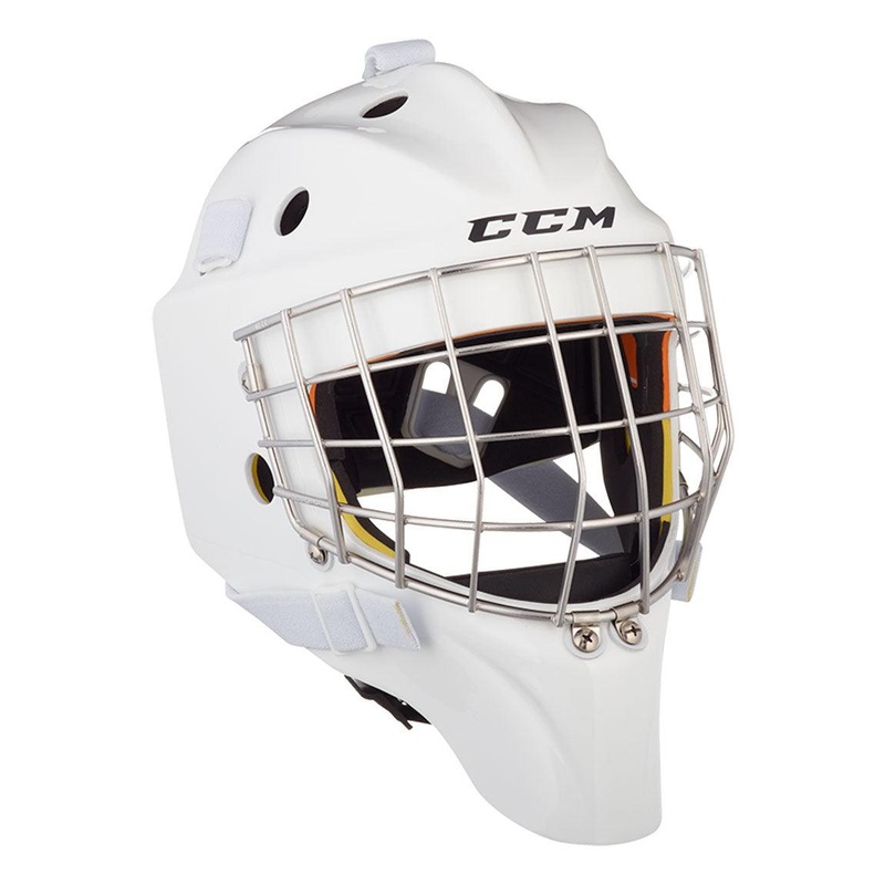 Axis 1.9 Goalie Mask – Senior XS White