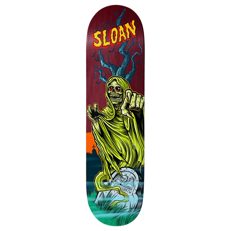 Birdhouse Sloan Graveyard Pro Skateboard Deck – 8.5″