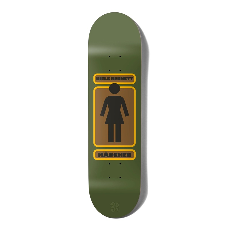 Girl 93 Til W46D3 Niels Bennett Skateboard Deck – 8.25″