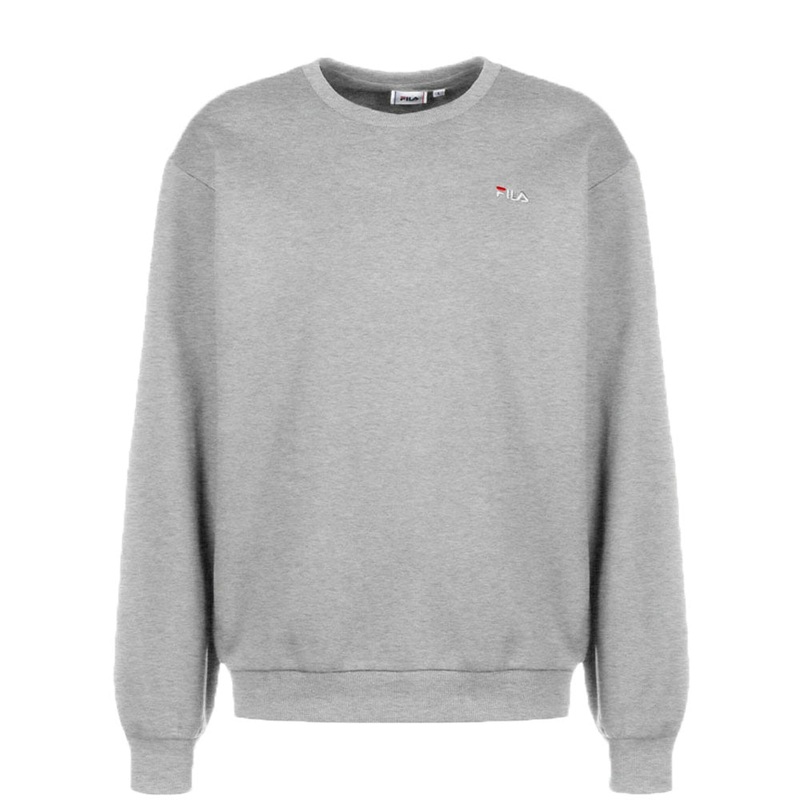 Grey logo sweater L