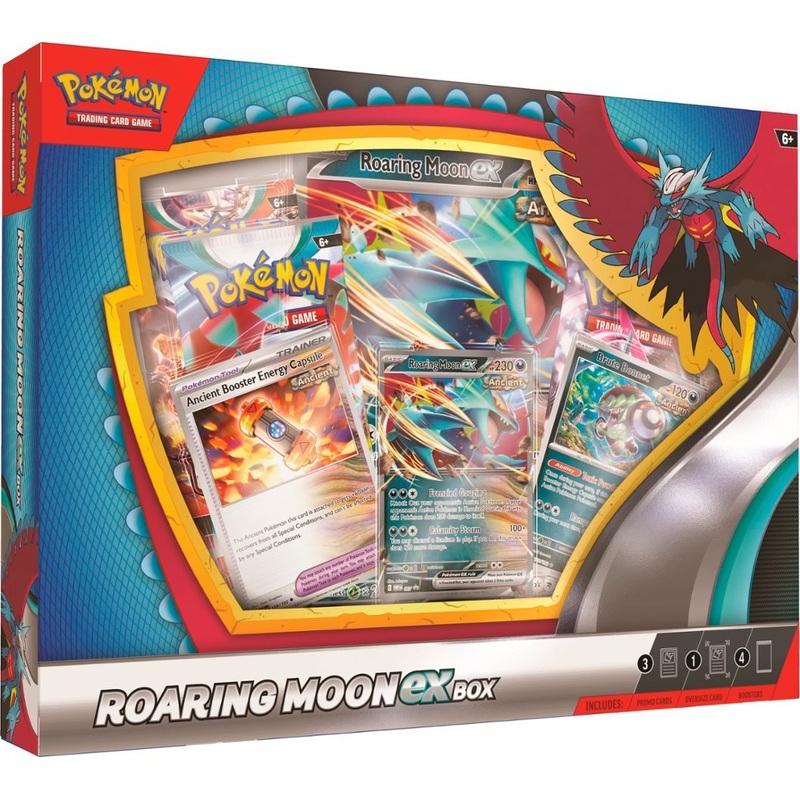 Pokmon TCG: Scarlet & Violet-Paradox Rift Roaring Moon EX Collection Box