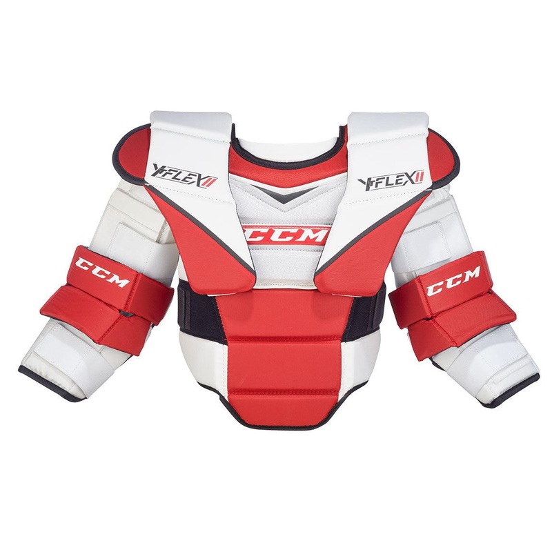 YT FLEX 2 Goalie Arm & Body – Youth S/M Black/Black/White