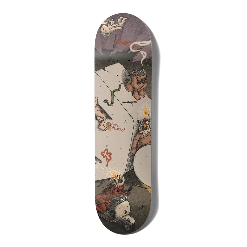 Girl Monumental Simon Bannerot Skateboard Deck – 8.5″