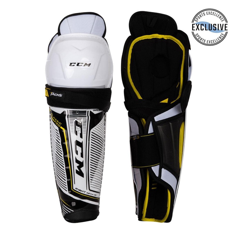 Tacks Classic Pro Shin Guards – Junior 11 Black/Black/White
