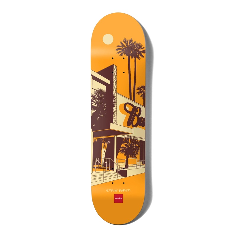 Chocolate Evan Hecox City Stevie Perez Skateboard Deck – 8.4″