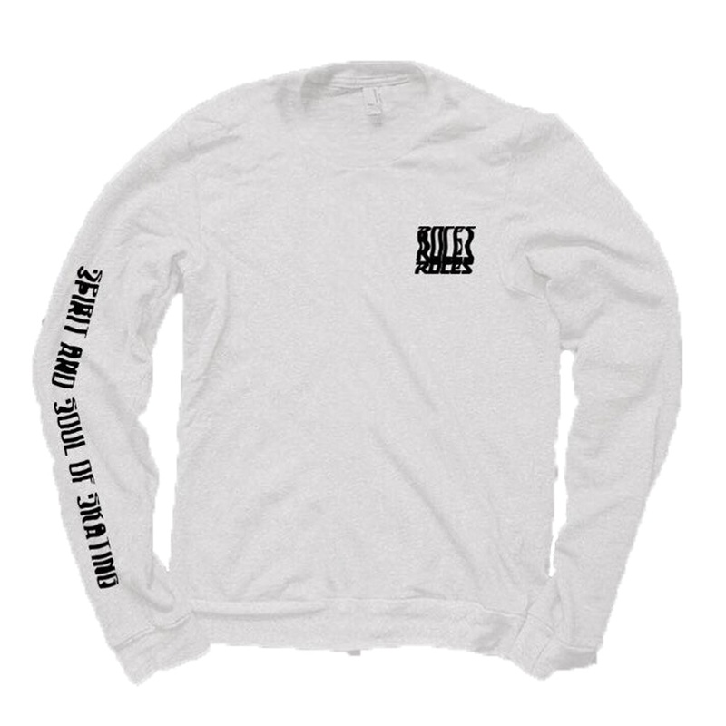 Glitch long sleeve white S