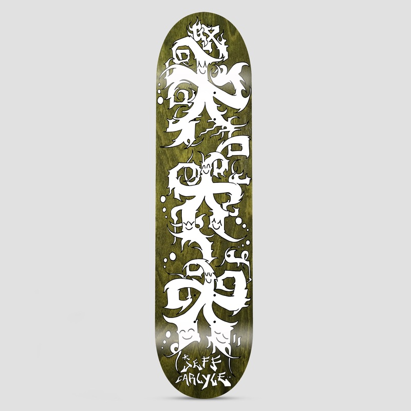GX1000 8.5 Star Stack – Jeff Carlyle Skateboard Deck White