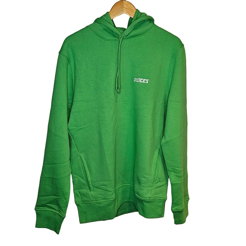 Organic hoodie green M