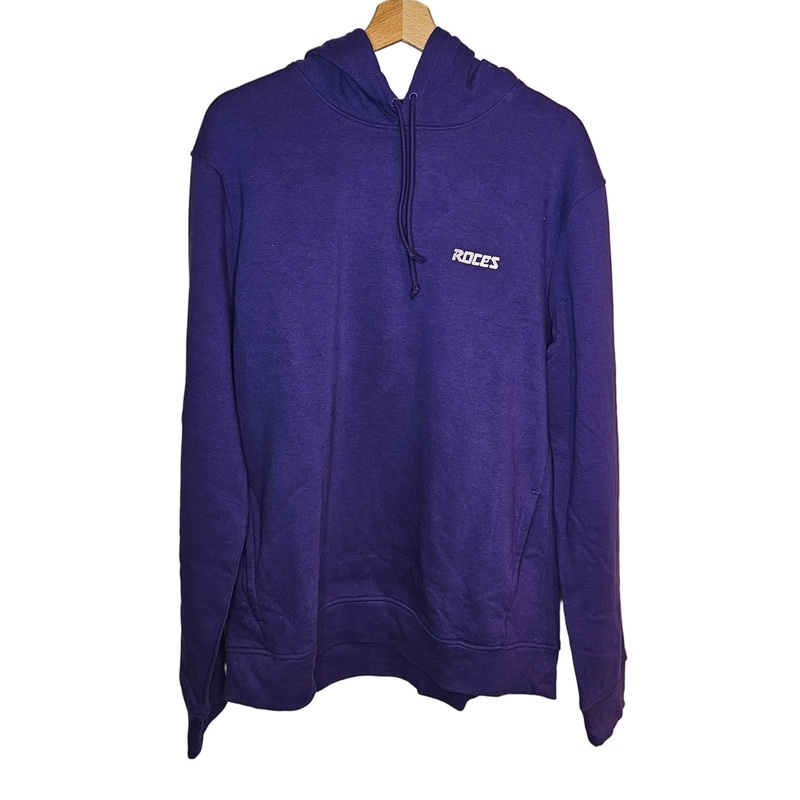 Organic hoodie purple XL