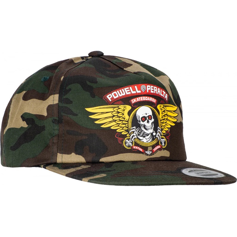 Powell Peralta Winged Ripper Snapback Cap – Camo
