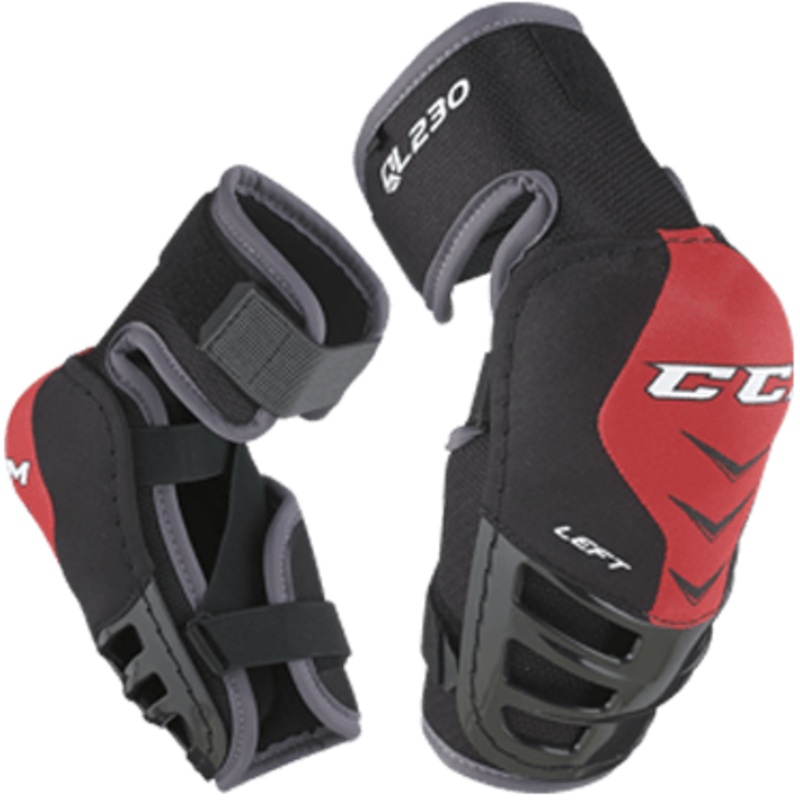 QLT 230 Elbow Pads – Senior S Black/Black/White