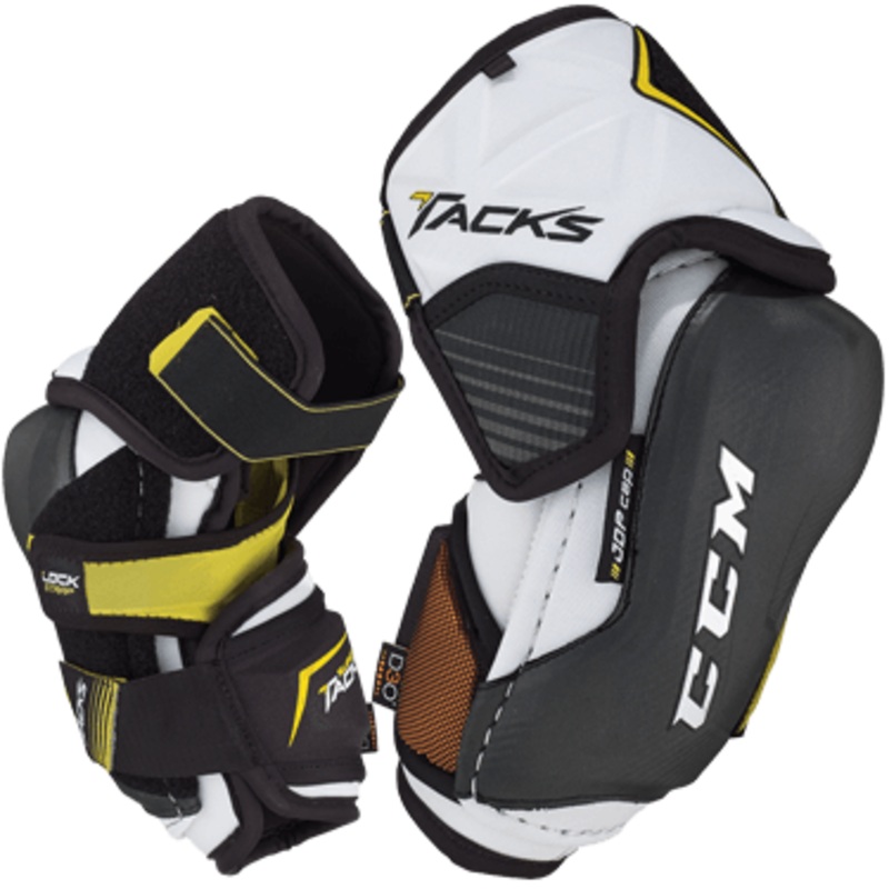 SuperTacks Elbow Pads – Senior S Black/Black/White