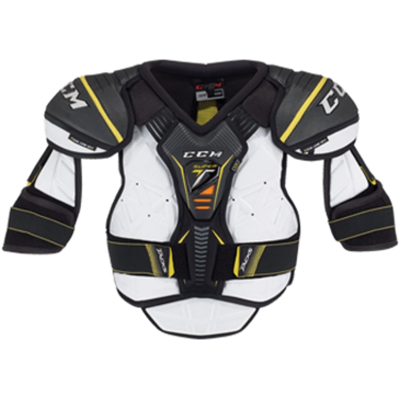 SuperTacks Shoulder Pads – Junior M Black/Black/White