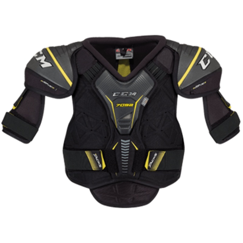 Tacks 7092 Shoulder Pads – Junior S Black/Black/White