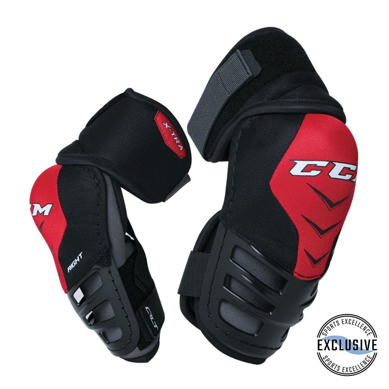XTRA Elbow Pads – Senior S Black/Black/White